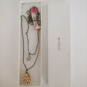 Betsey Johnson Jewelry - NWT - Betsey Johnson 2-Charm Necklace Betsey Johnson Jewelry - NWT - Betsey Johnson 2-Charm Necklace